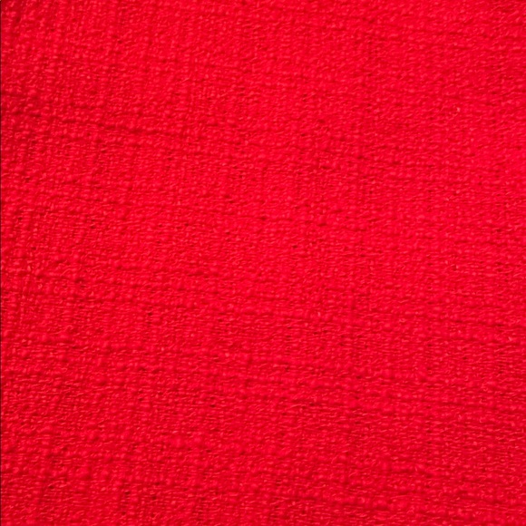 Veronica Beard Vibrant Red/Watermelon Skirt with Silver Buttons - Picture 4 of 7